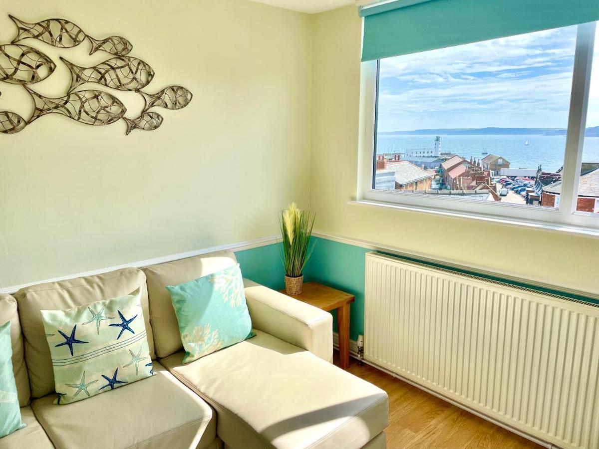 Lighthouse View, One Min From Harbour & Beach Lejlighed Scarborough Eksteriør billede
